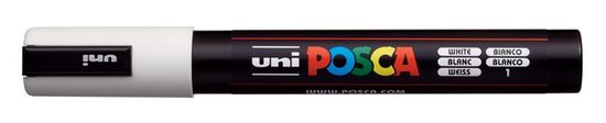 UNI Mitsubishi Penci Popisovač "Posca PC-5M", bílá, 1,8-2,5 mm, 1 ks