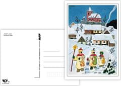 MFP s.r.o. pohlednice vánoční Josef Lada (100) 1170110