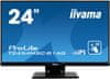 iiyama 24" T2454MSC-B1AG - IPS,FullHD,5ms,250cd/m2, 1000:1,16:9,VGA,HDMI,repro.