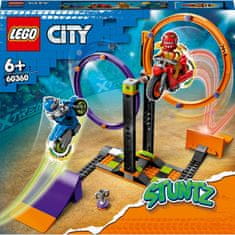 LEGO City 60360 Kaskadérská výzva s rotujícími kruhy