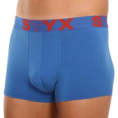 Styx 3PACK pánské boxerky sportovní guma modré (3G96789) - velikost L
