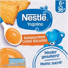 Nestlé YOGOLINO mléčný dezert se sušenkami 6x (4x100g)