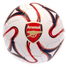 FotbalFans Fotbalový míč Arsenal FC, bílý, barevný znak, vel. 5