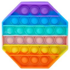 Northix Pop It, Fidget Toy with Bubbles - Octagon 