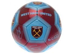 FotbalFans Fotbalový Míč West Ham United Podpisy vel.5