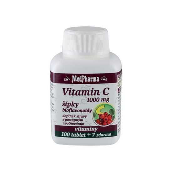 MedPharma Vitamín C 1000 mg se šípky 107 tablet