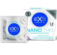 EXS EXS NANO THIN Ultra tenké kondomy 3 ks.