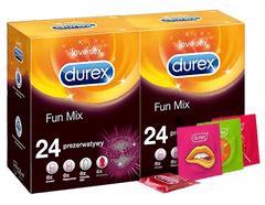 Durex Durex FUN MIX 4 druhy kondomová sada 48 ks.