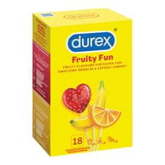 Durex Kondomy s příchutí DUREX Fruity Fun 18 ks.