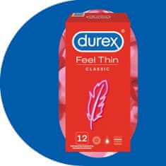 Durex DUREX Feel Thin Classic tenké kondomy 12ks