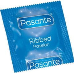 Pasante PASANTE PASSION (ŽEBROVANÉ) Kondomy 12 ks