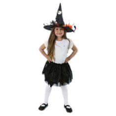 Rappa Dětský kostým tutu sukně čarodějnice / Halloween