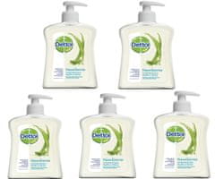 Dettol DETTOL Antibakteriální tekuté mýdlo 5x250ml Aloe