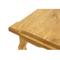 eoshop Jídelní stůl ST704, 160x76x90, borovice, vosk (Barva dřeva: Světlý vosk)