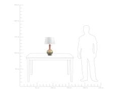 Beliani Keramická stolní lampa barevná NIZAO