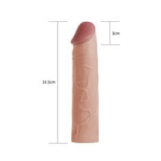 Lovetoy Lovetoy návlek na penis Pleasure x Tender 17 cm