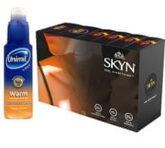 Lifestyles Skyn Unimil SKYN KONZERVAČNÍ SET 45ks + Gel BONUS