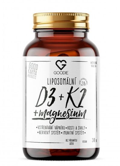 Goodie Liposomální Vitamin D3 + K2 + Magnesium 30 ks