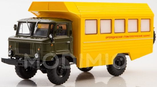 Modimio MODIMIO - KSP- 2001 (GAZ-66), pojizdný lékař - zubař, 1/43