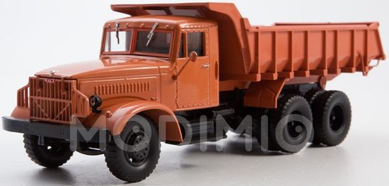 Modimio MODIMIO - KRAZ-222, sklápěčka, oranžová, 1/43