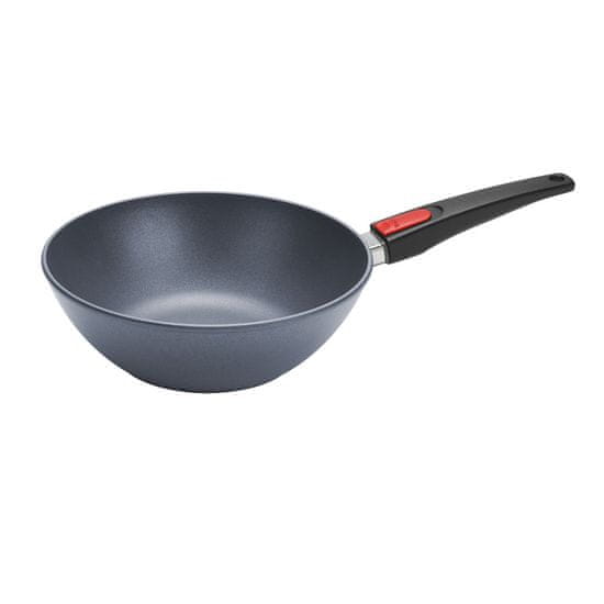 Woll WOK Pánev 30 cm indukční nepřilnavá s odnimatelnou rukojetí, Diamond Lite, WOLL