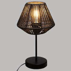 Atmosphera Stolní lampa s dekorativním stínidlem JILY, 34 cm, barva černá