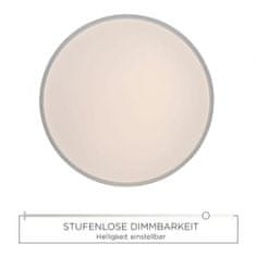 PAUL NEUHAUS LEUCHTEN DIREKT is JUST LIGHT LED stropní svítidlo, bílé, teplá bílá, stmívatelné, 3000 K, kruhové krokově stmívatelné 3000K