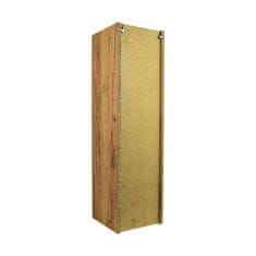 Doplňková koupelnová skříňka vysoká Agria GO V 30 – zlatý dub