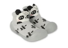 Befado botičky pro miminka šedé s pandou 002P038 velikost 20