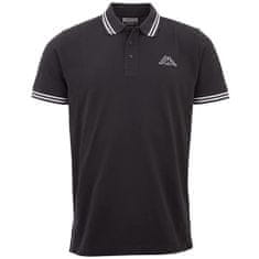 Kappa Tričko černé XXL Polo Shirt