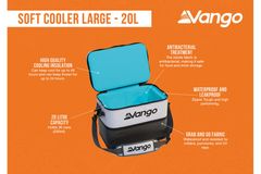 Vango Soft Cooler Large - 20L Cool Grey