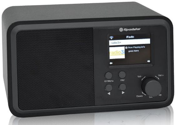 moderný rádioprijímač dab dab+ fm roadstar IR-390D+BT Bluetooth wifi ekvalizér slúchadlový výstup skvelý zvuk