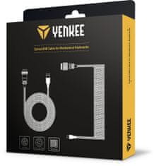 Yenkee YCU COIL WE, USB-C/USB-A, bílý