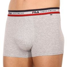 FILA 3PACK pánské boxerky šedé (FU5059/3-400) - velikost M