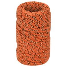 Greatstore Lodní lano oranžové 2 mm 250 m polypropylen