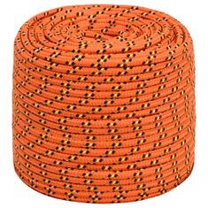 Vidaxl Lodní lano oranžové 8 mm 250 m polypropylen