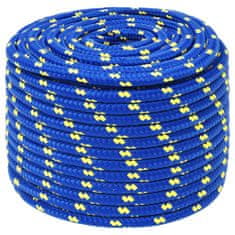 Greatstore Lodní lano modré 14 mm 100 m polypropylen