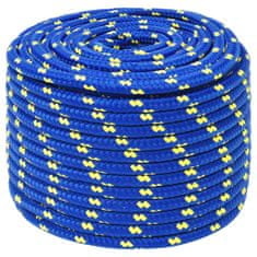 Greatstore Lodní lano modré 12 mm 100 m polypropylen