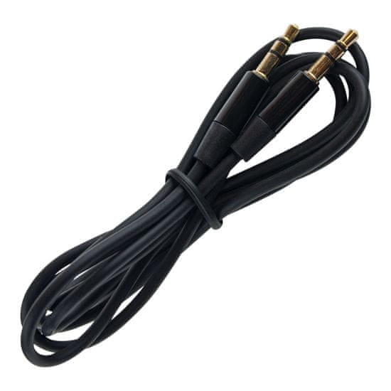 Northix Aux kabel - 3,5 mm, 120 cm - Černý