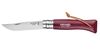 Zavírací nůž VRI N°08 Trekking 8,5 cm Burgundy červená , OPINEL