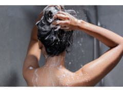 sarcia.eu PRIJA Koupelnový set: bílý držák na láhev, vlasový šampon s rukolou 380ml + 5l náplň 