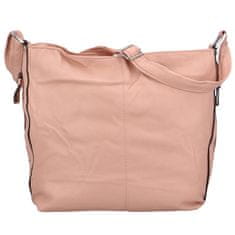 Mahel Dámská koženková crossbody Marnie, růžová