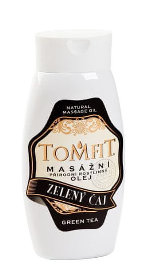 TOMFIT přírodní masážní olej Zelený čaj 250 ml