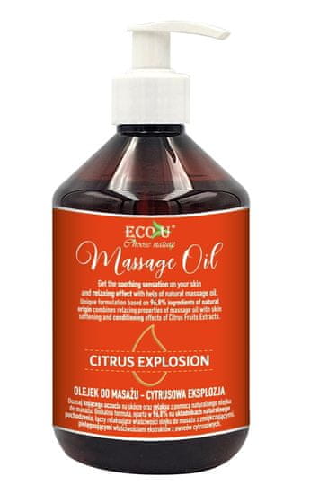 MH Star Eco-U masážní olej citrus explosion 500ml
