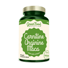 GreenFood Nutrition Carnitin+Arginin+Maca 90 kapslí