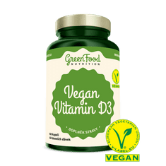 GreenFood Nutrition Vegan Vitamin D3 60 kapslí