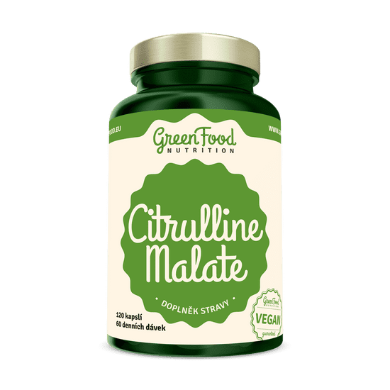 GreenFood Nutrition Citrulline Malate 120 kapslí