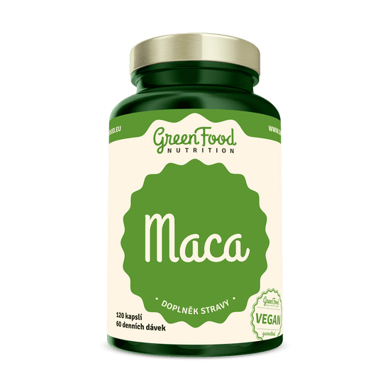 GreenFood Nutrition Maca 120 kapslí