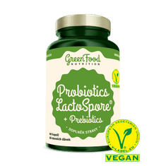 GreenFood Nutrition Probiotika LactoSpore + Prebiotics 60 kapslí