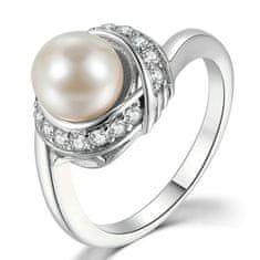 IZMAEL Prsten Bridal Pearl-Stříbrná/62mm KP4802